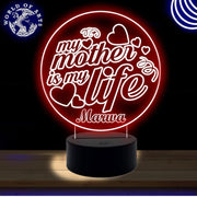 Mothers day 3D led lamp