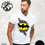 Batman white t-shirt