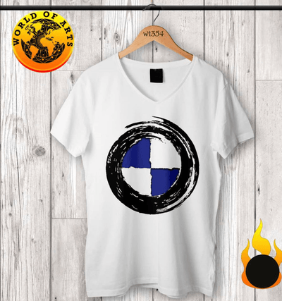 BMW logo white T-Shirt