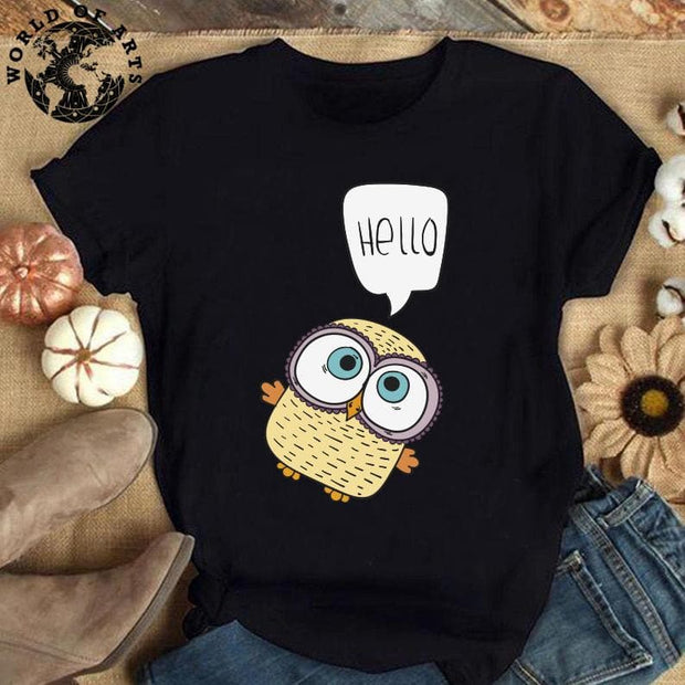Owl Hello T-Shirt