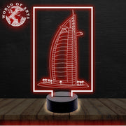 Burj Al Arab 3D ILLUSION LAMP