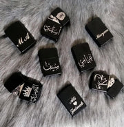 Customized couple names zippo