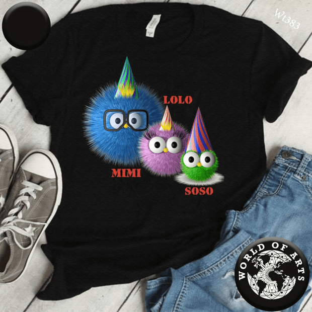 cartoon strange hair T-Shirt