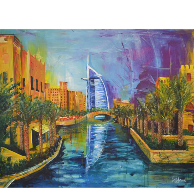 Burj el arab art Canvas Portrait