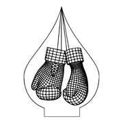 Boxing gloves 3D led lamp