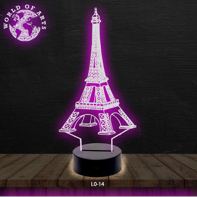 Eiffel tower 3D led lamp