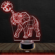 Elephant 3D led lamp