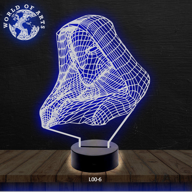 Reaper overwatch 3D led lamp