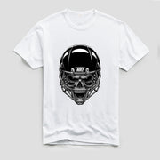 Black skeleton helmet T-Shirt