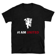 I am United black T-shirt