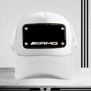 Full White Black Front AMG Style Cap