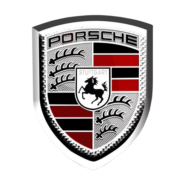 Porsche silver logo T-Shirt