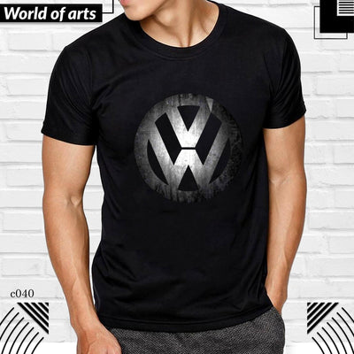 Volkswagen logo black T-Shirt