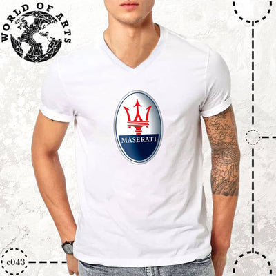 Maserati logo white T-Shirt