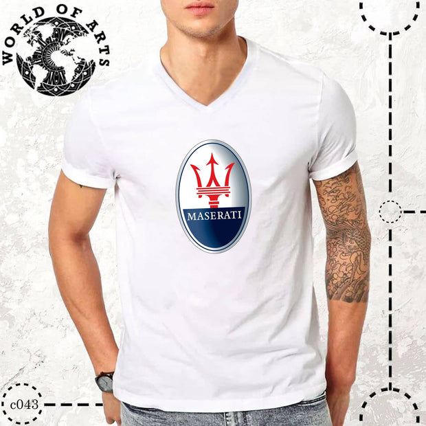 Maserati logo white T-Shirt