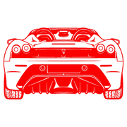 Ferrari red drawing T-Shirt