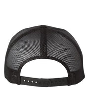 Black Silver Front Customized Cap