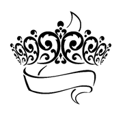 king Queen crown T shirt