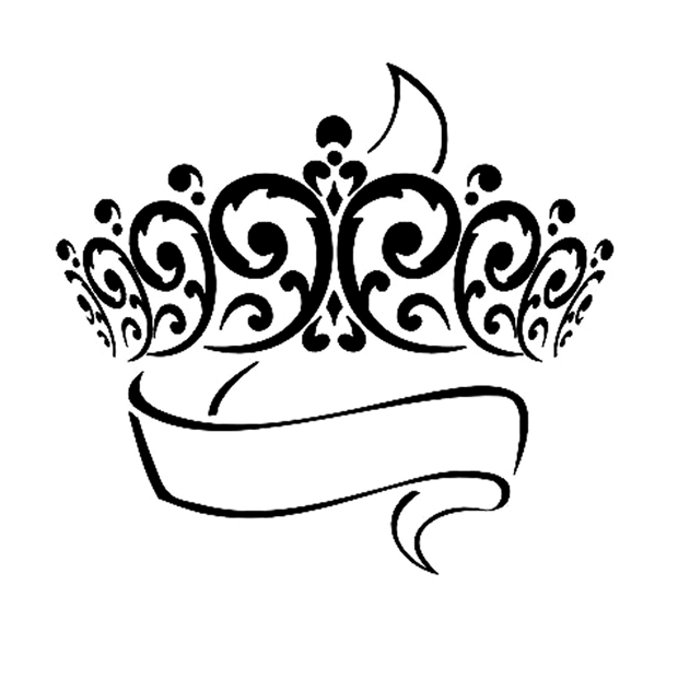 king Queen crown T shirt