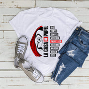 Money Heist Characters T-Shirt