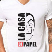 La Casa De Papel white T-Shirt