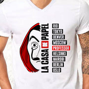 Money Heist Characters T-Shirt