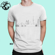 Kuwait lines clip art T-Shirt