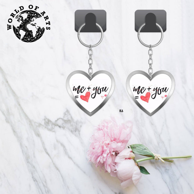 Couples Me+You Key chain