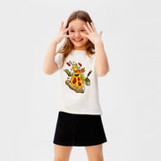 Ninja pizza Girls t-shirt for kids