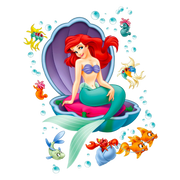 Ariel princess Girls t-shirt for kids