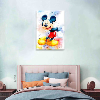 Mickey mouse canvas portrait
