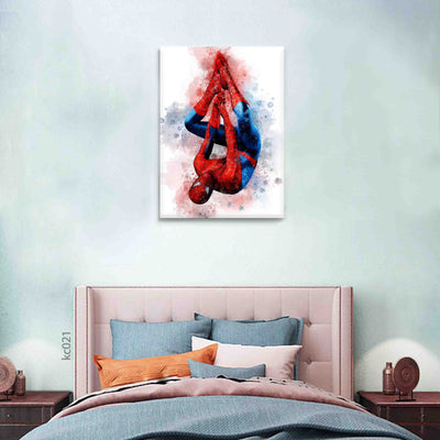 Spider man canvas portrait