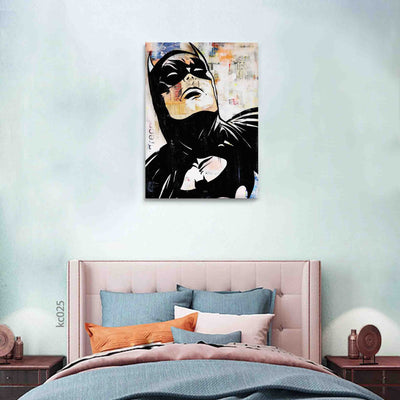 Batman canvas portrait
