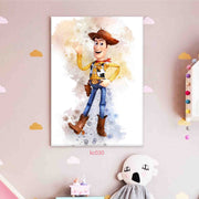 Woody toy canvas portrait