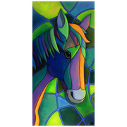 Horse art canvas portrait