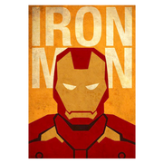 Iron man canvas portrait