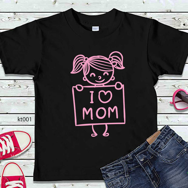I love mom T-shirt for kids