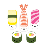 Sushi Girls t-shirt for kids