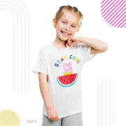 Stay cool Girls t-shirt for kids