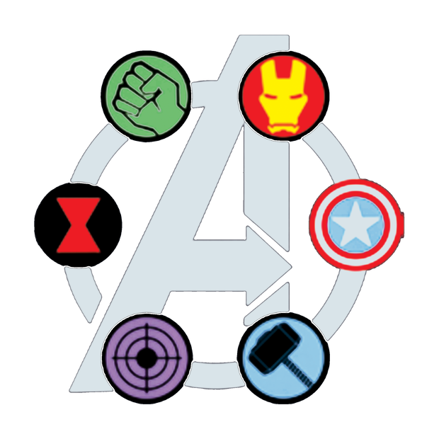 Avengers logos Boys T-shirt for kids