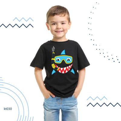 Swimming shark T-shirt for kids