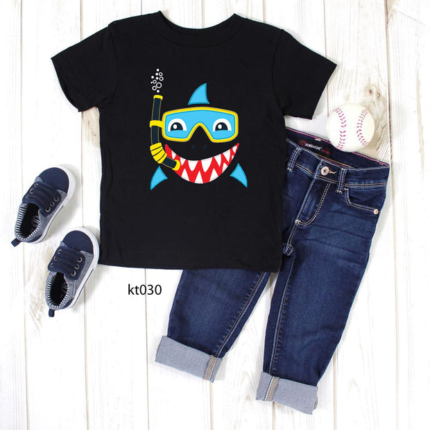 Swimming shark T-shirt for kids