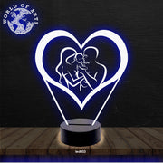 Family love 3D led lamp