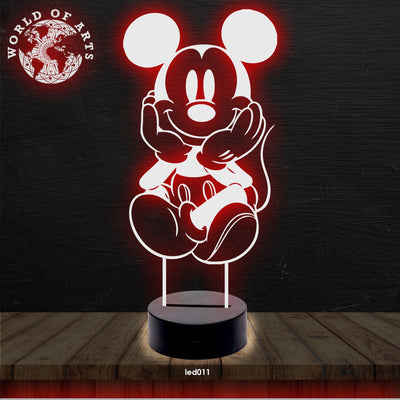 mickey mouse 3D led lamp