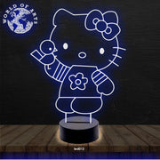 kitty cat cartoon 3D led lamp
