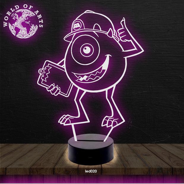 Monster 3D led lamp