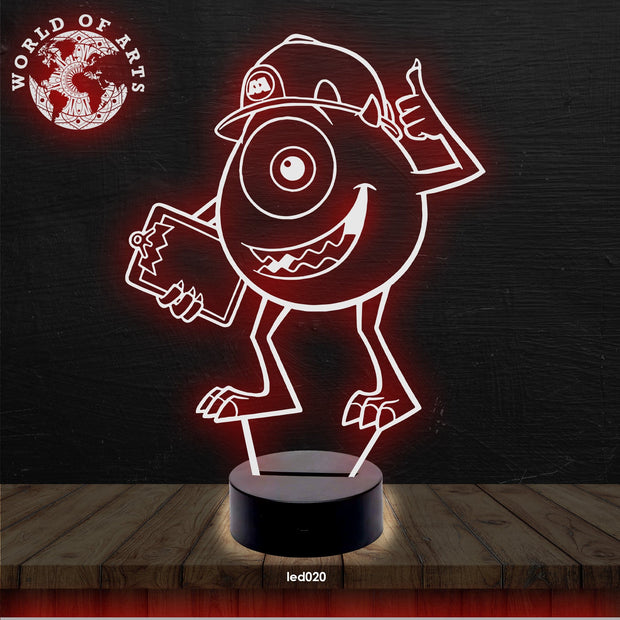 Monster 3D led lamp