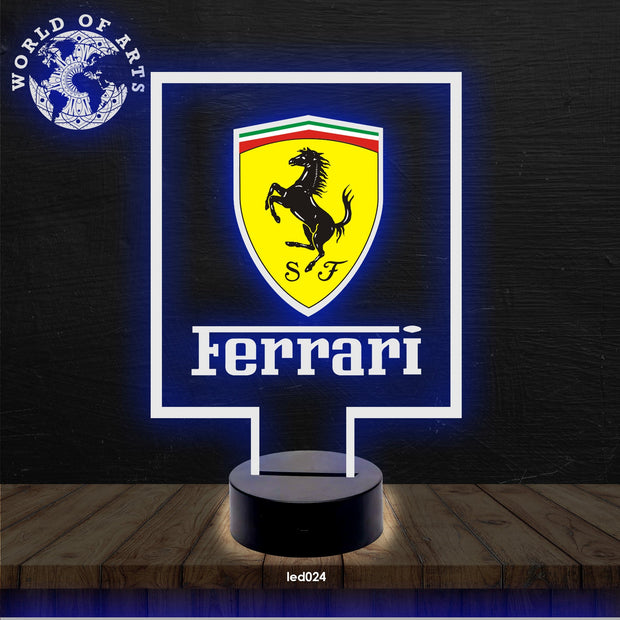 Ferrari 3D led lamp