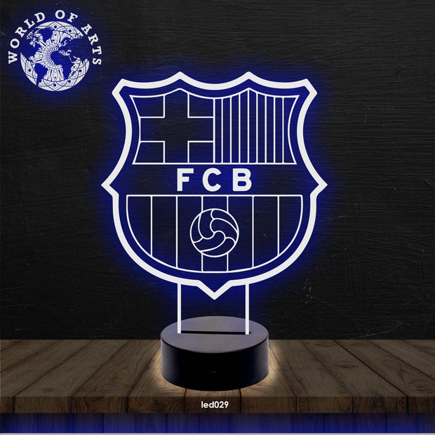 Barcelona 3D led lamp