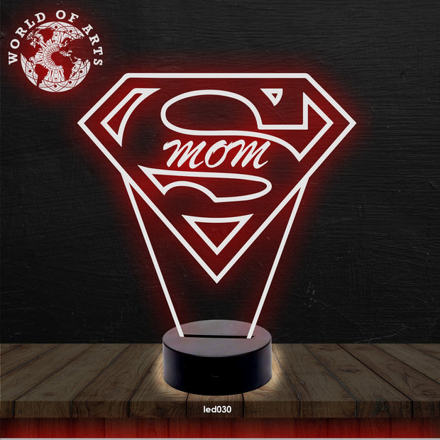Supermom 3D led lamp
